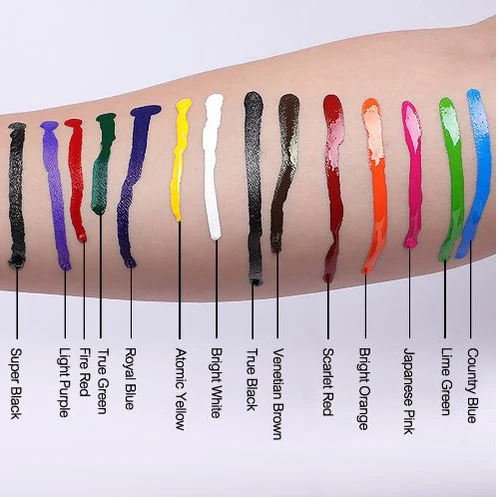 Mực màu xăm hình tattoo chính hãng- mực xăm da thật - Ảnh 8
