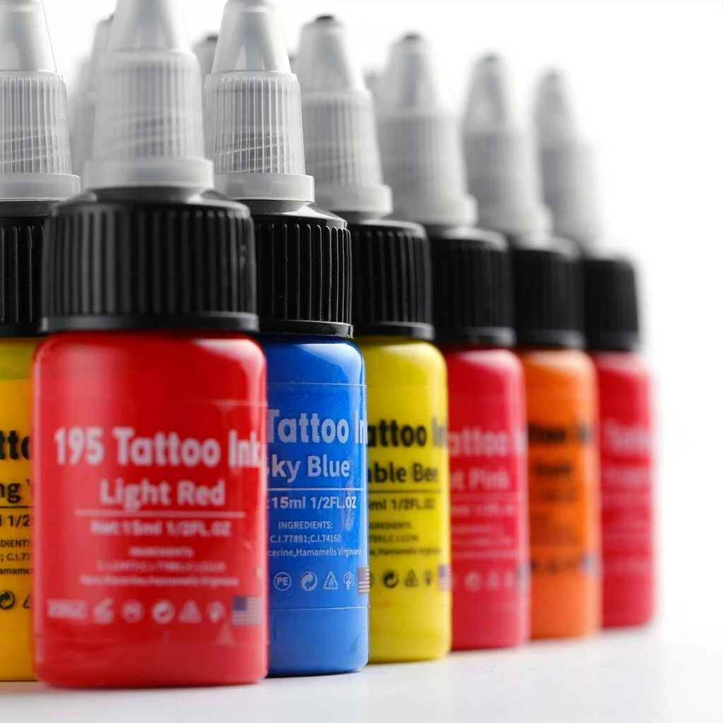 Mực màu xăm hình tattoo chính hãng- mực xăm da thật - Ảnh 9