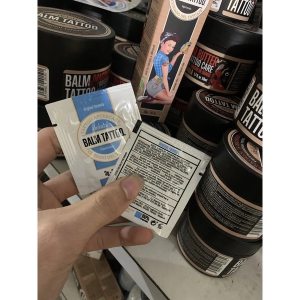 Balm Tattoo - dưỡng sau khi xăm dạng gói 3g - Ảnh 2
