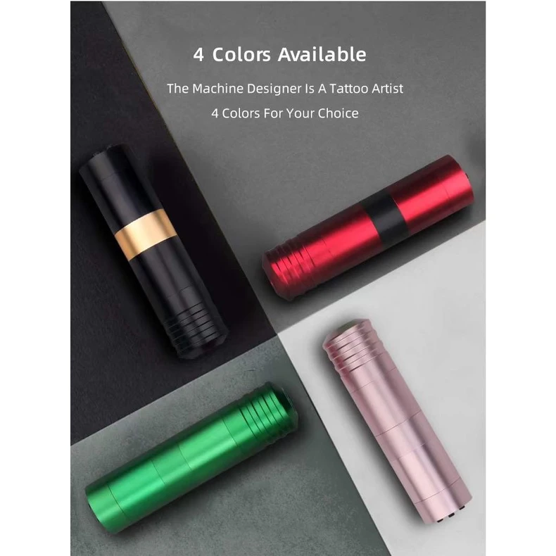 Máy Xăm Pen 2 pin không dây ( có đầu chuyển RCA và đầu chuyển pin ) - Ảnh 3