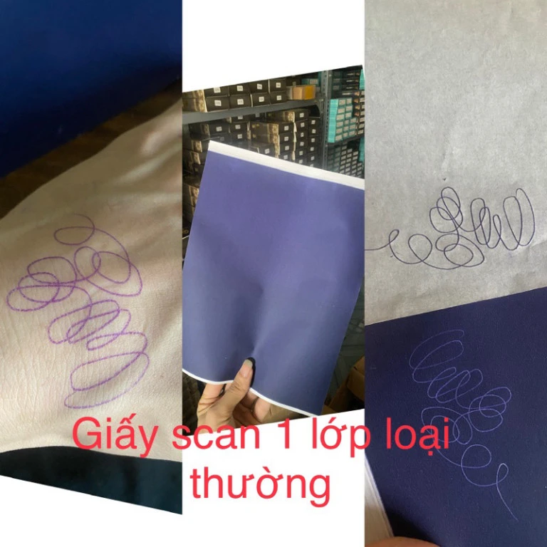 10 Giấy Than USA Scan loại 1 lớp giấy scan tattoo - Ảnh 5