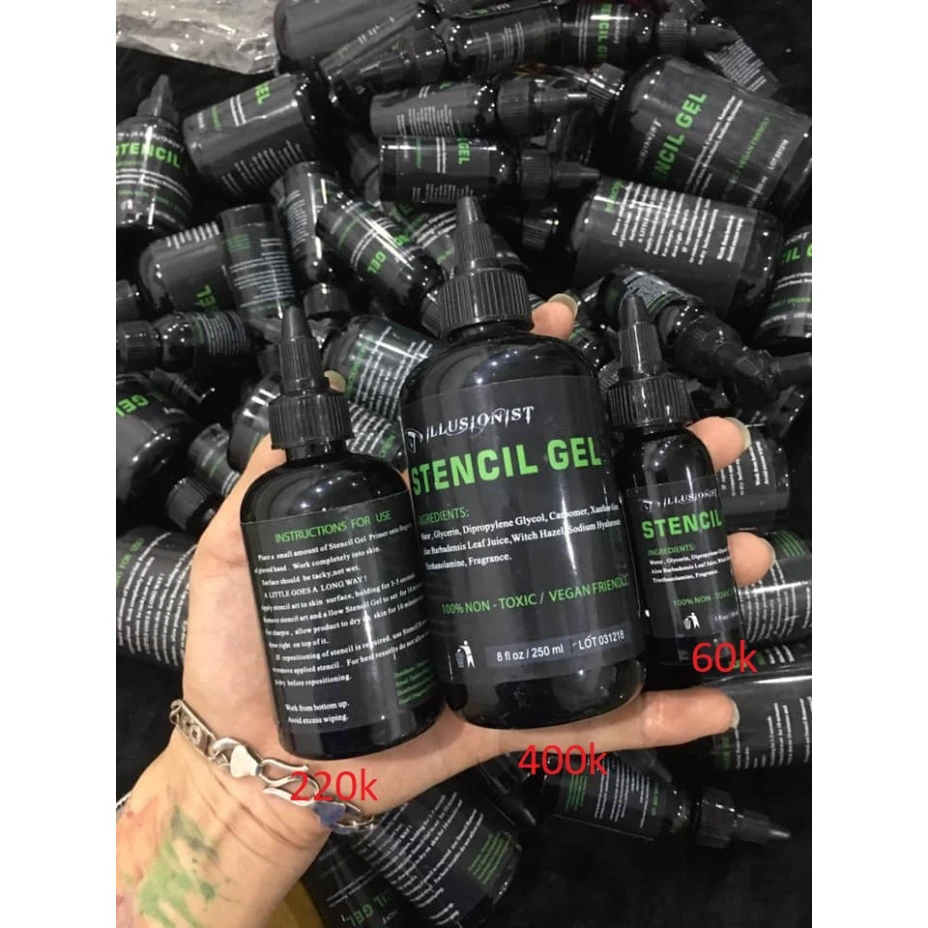 Gel Scan Hình Xăm Siêu Dính - Gel dán hình xăm lên da - Ảnh 6