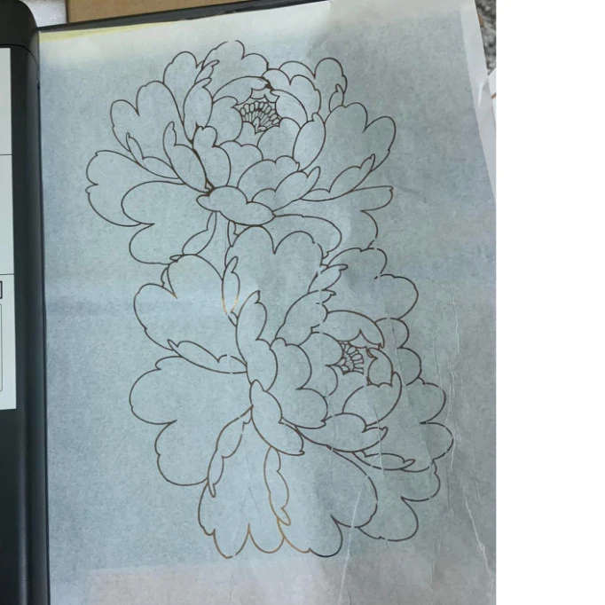 1 hộp giấy than - Giấy scan ( giấy scan dùng trong tattoo ) - Ảnh 5