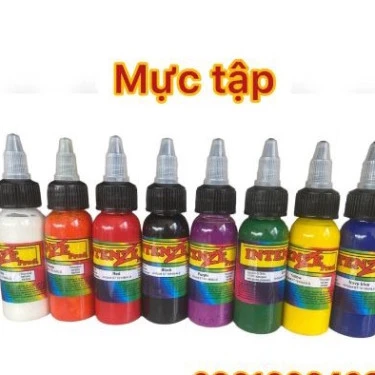 Bộ mực xăm 8 màu tattoo giá rẻ