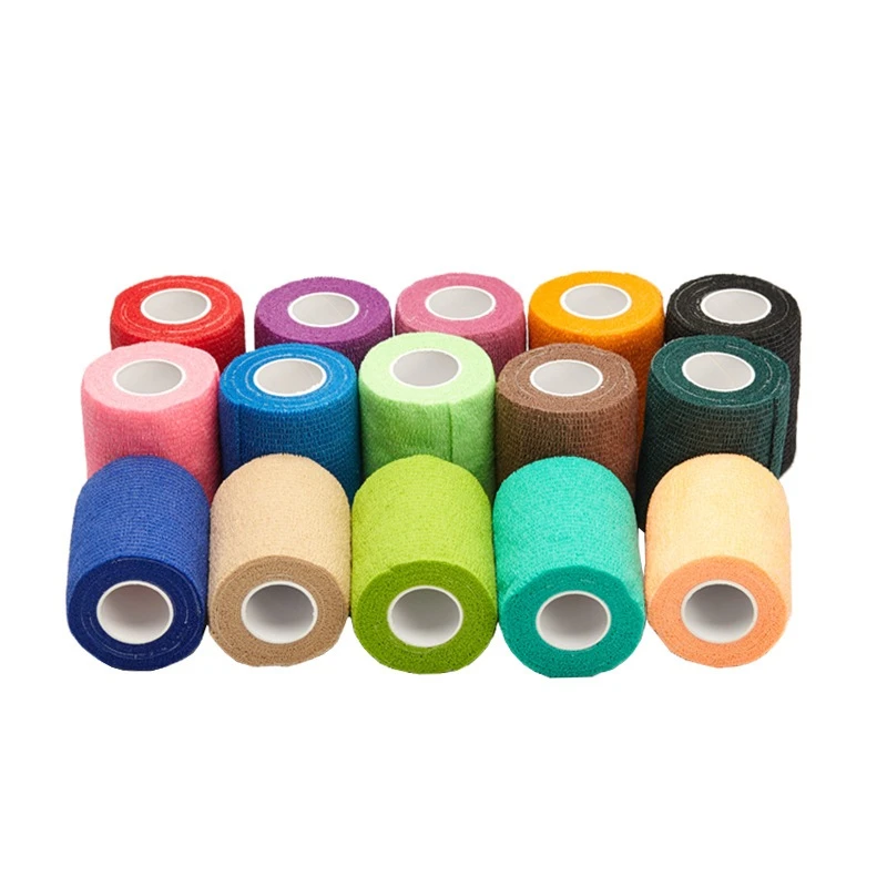 1 Hộp 24 cuôn băng keo non thể thao - bọc tay cầm máy xăm - Ảnh 8