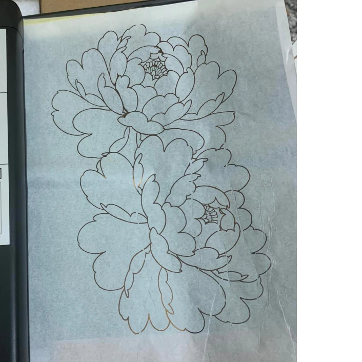 1 hộp giấy than - Giấy scan ( giấy scan dùng trong tattoo ) - Ảnh 6