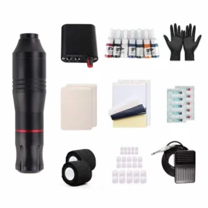 Bộ Đồ Xăm- phun xăm - bộ kit máy xăm tatoo