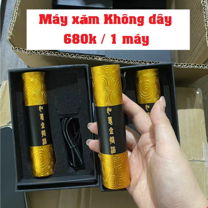 Máy pen không dây chạy pin loại tốt- máy xăm không dây